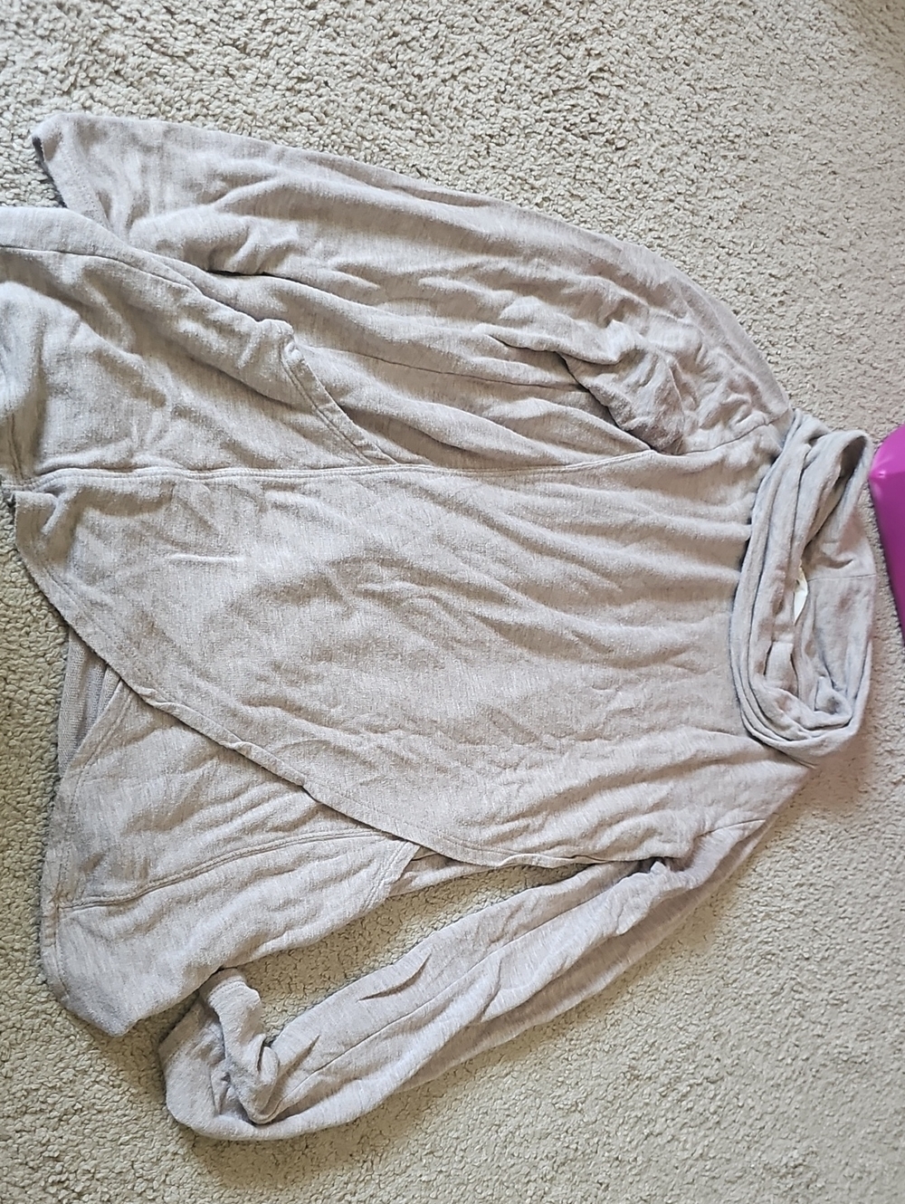 Magnolia Grace Taupe Knit Nursing Cardigan